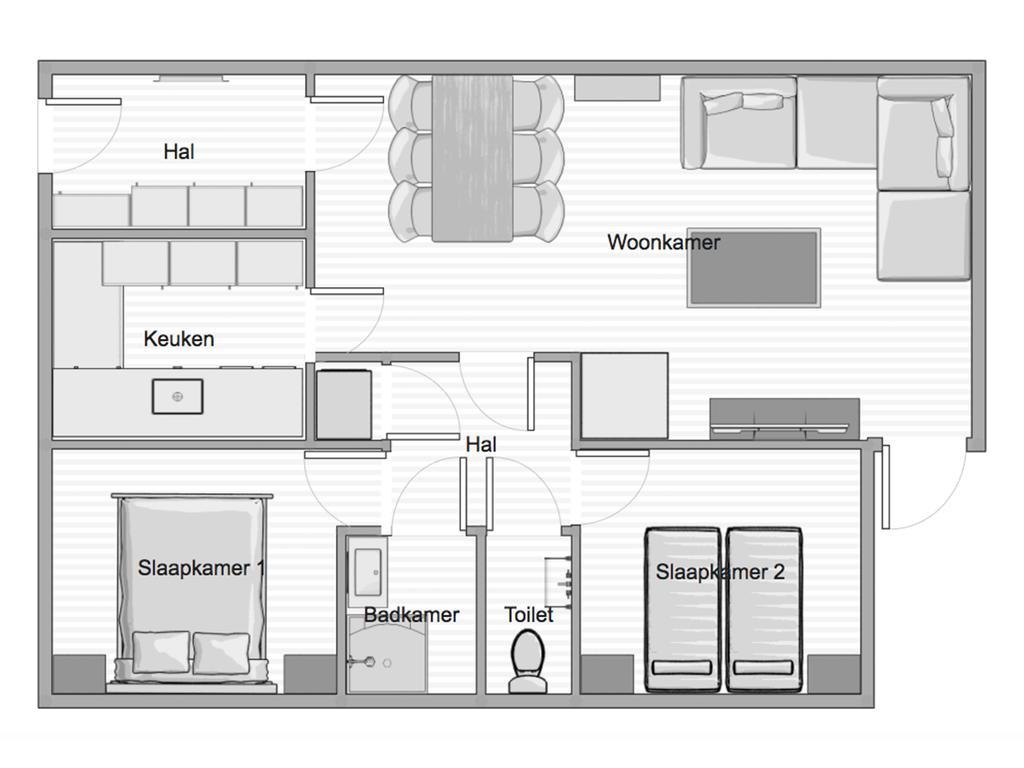 Luxurious Apartment "De Kokkel" Veere Exteriér fotografie